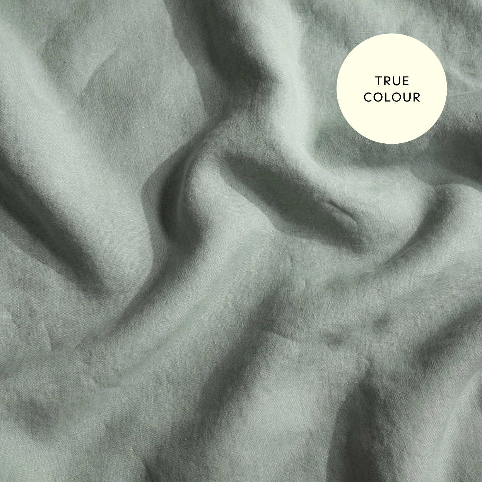 French Flax Linen Double Sided Quilt Cover Set in Sage/Sage Stripe - Image 14