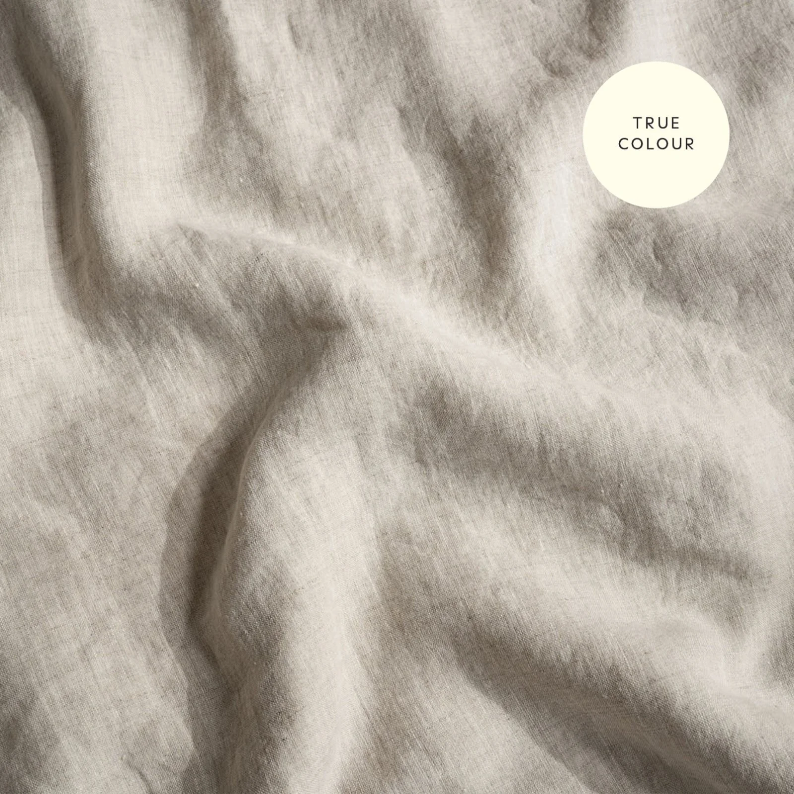 French Flax Linen Flat Sheet in Natural - Image 10