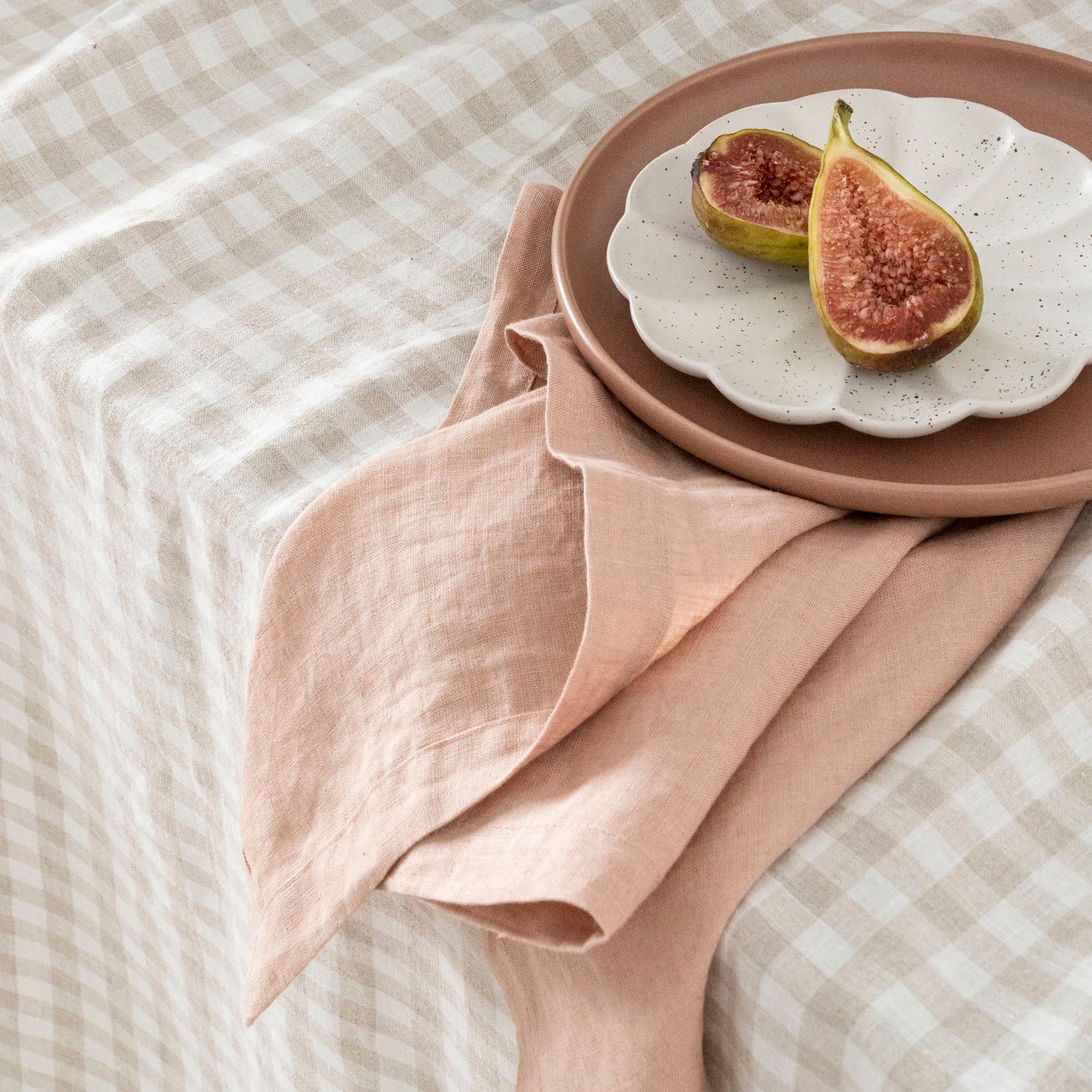 French Flax Linen Napkin (Set Of 4) in Clay - Image 3