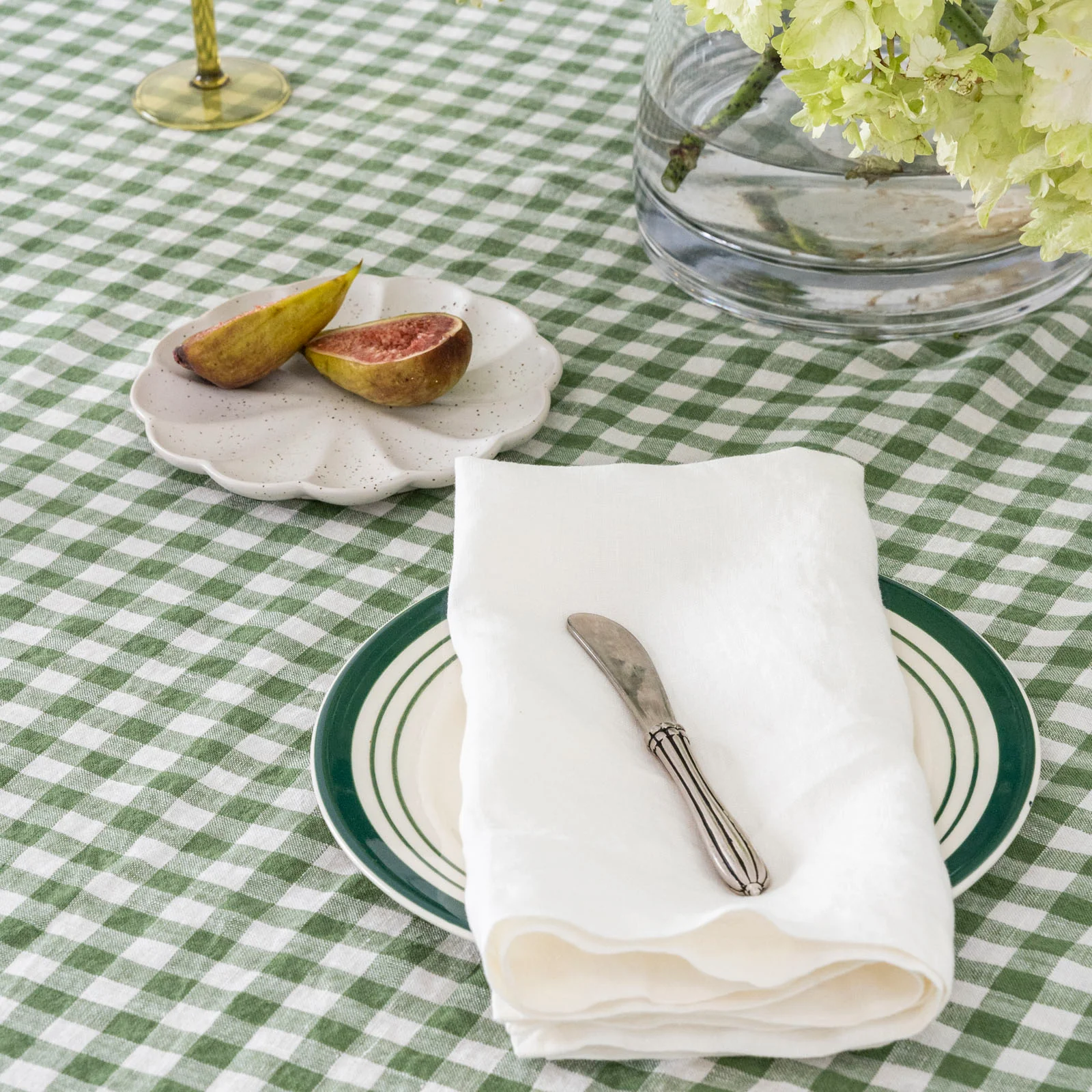 French Flax Linen Napkins (Set Of 4) in White - Image 5