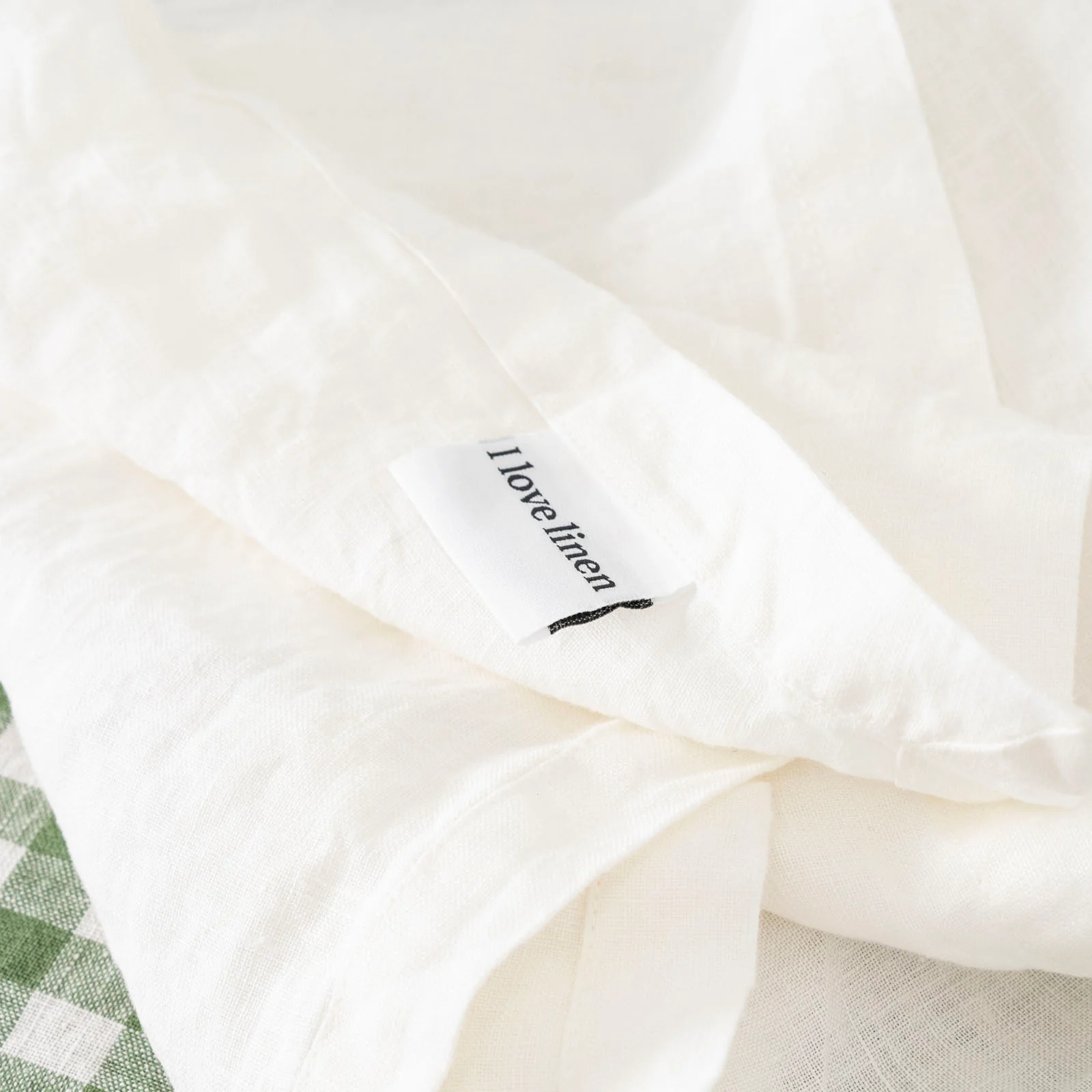 French Flax Linen Napkins (Set Of 4) in White - Image 8