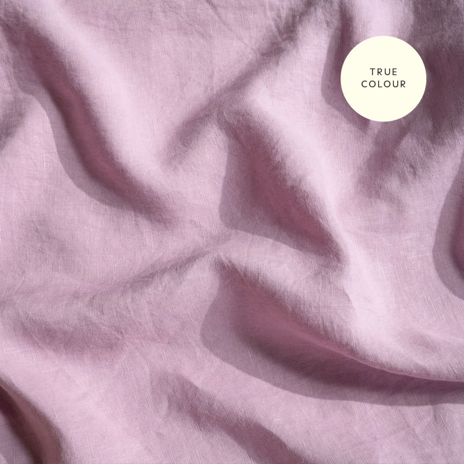French Flax Linen Pillowcase Set in Lilac - Image 10