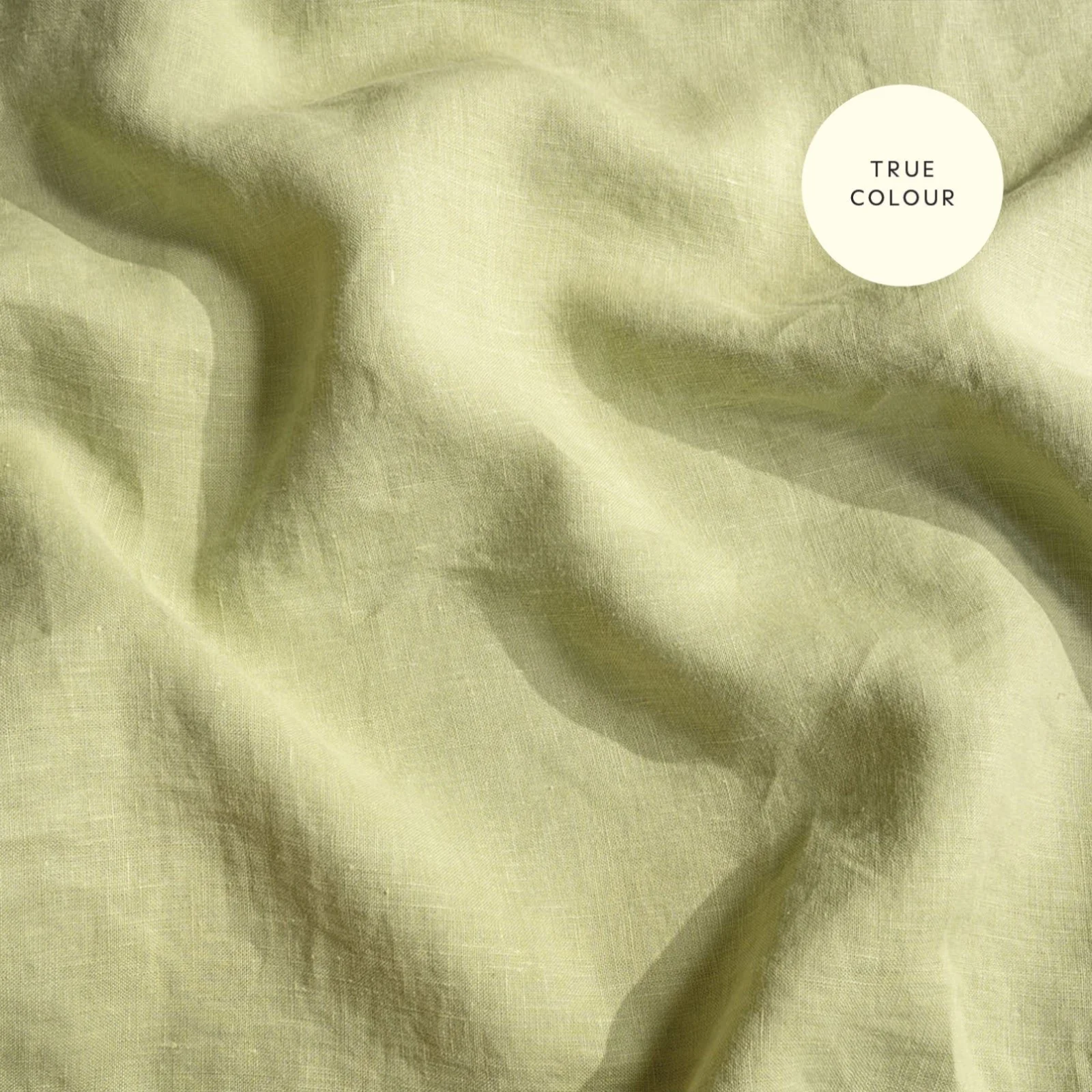 French Flax Linen Quilt Cover Set in Matcha - Image 6