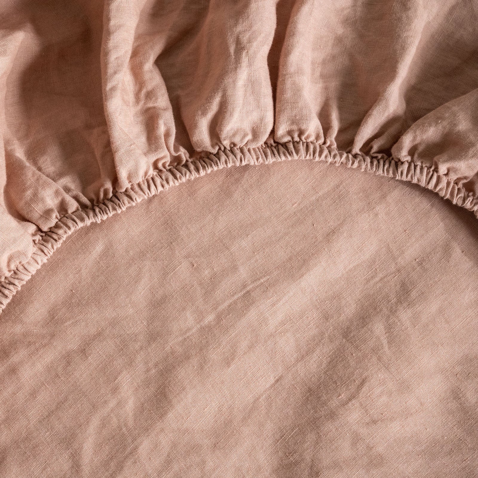 French Flax Linen Sheet Set in Clay - Image 10