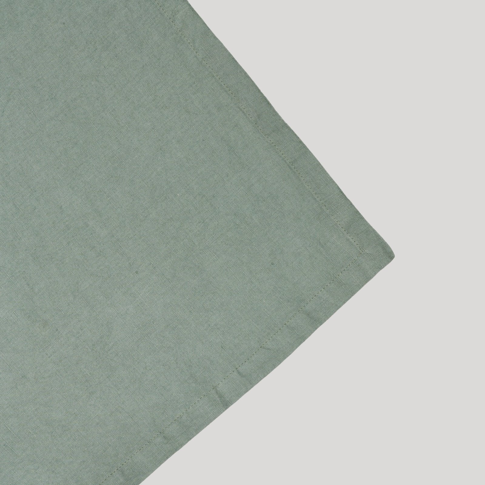 French Flax Linen Swaddle in Sage - Image 5