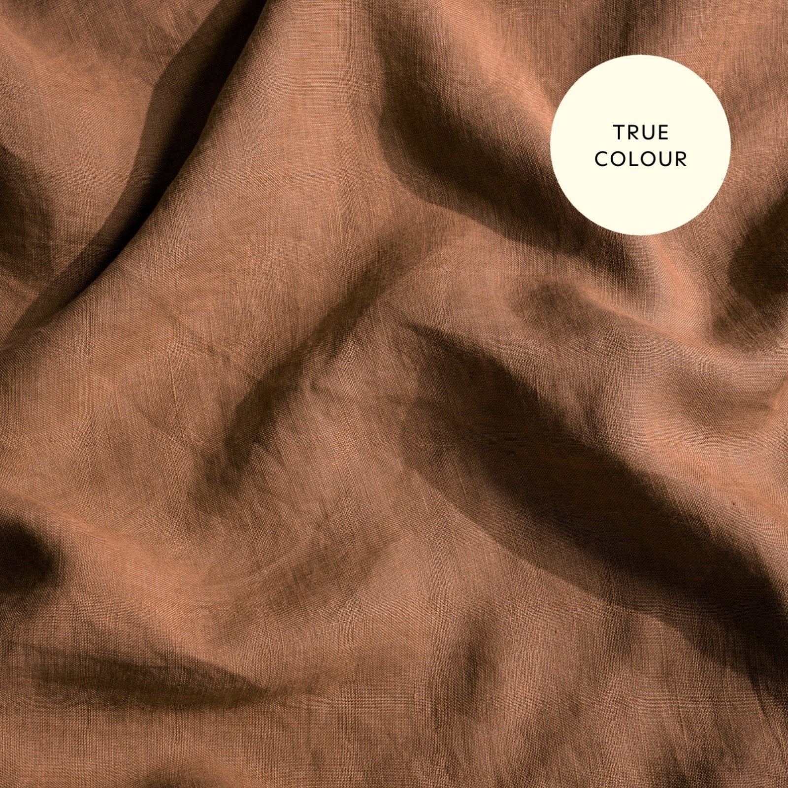 French Flax Linen Ruby Shirt in Hazelnut - Image 7