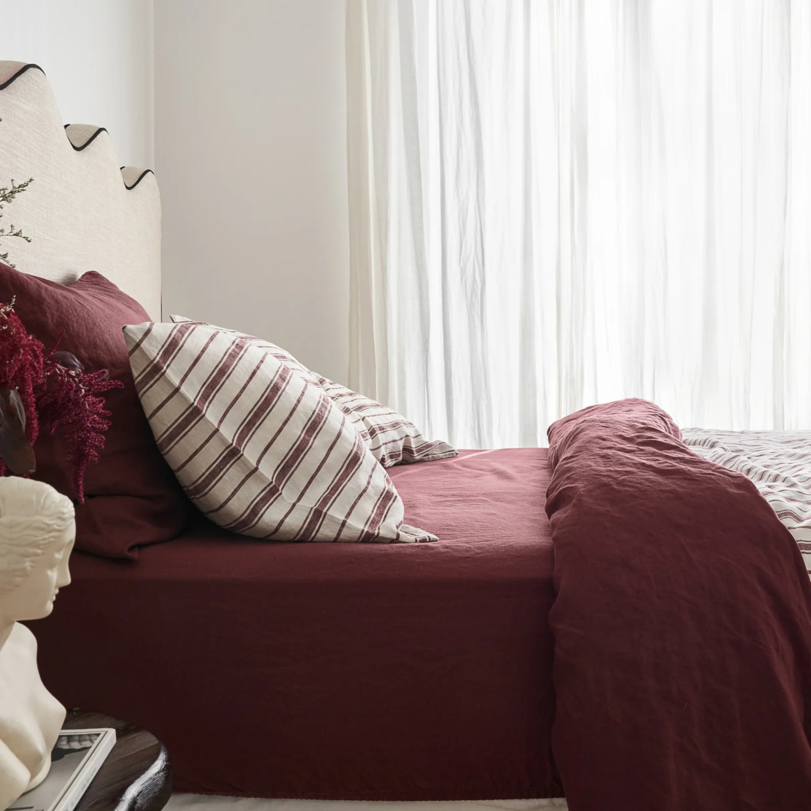 Standard Pillowcase Set in Cherrywood Stripe - Image 8